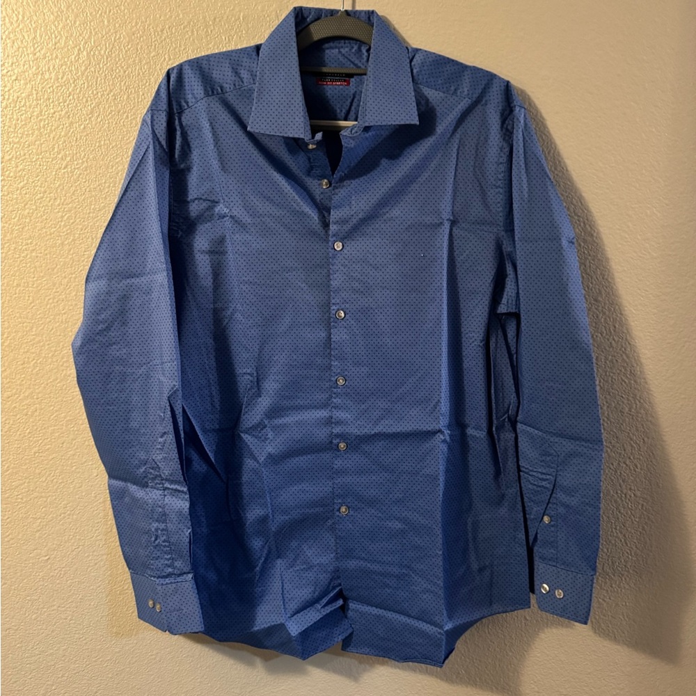 Van Heusen Blue Casual Button Down Shirt